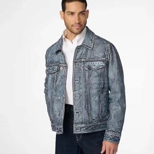 Jean Style Leather Jacket