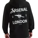 Arsenal 1886 Black Graphic Hoodie