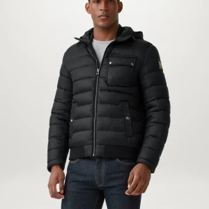 Quilted Puffer Jacket With Hood