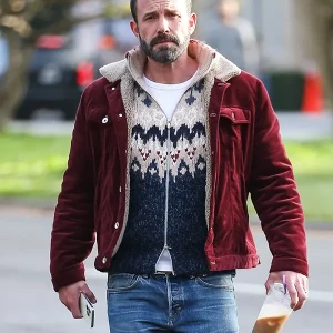 Ben Affleck Corduroy Jacket