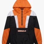 Bengals Half-Zip Starter Jacket