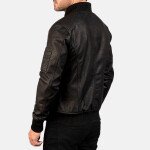 Bomia Ma-1 Leather Bomber Jacket