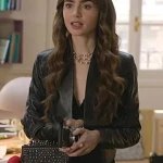 Emily Cooper Emily in Paris Black Jacket