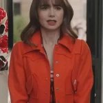 Emily Cooper Emily In Paris S03 Orange Jacket