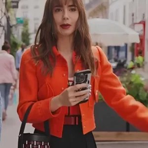 Emily Cooper Emily In Paris S03 Orange Jacket