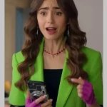 Emily in Paris S02 Lily Collins Green Blazer