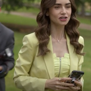 Emily In Paris Season 2 Lily Collins Blazer