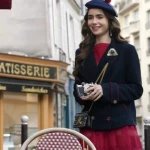 Emily In Paris Lily Collins Wool Peacoat