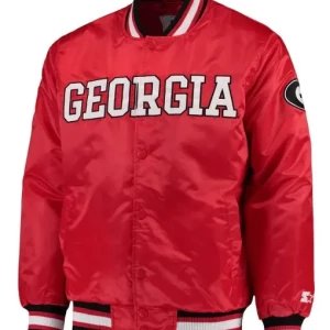 Starter Georgia Bulldogs Red Jacket