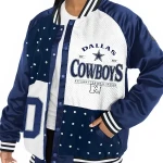 Dallas Cowboys Oversized Varsity Bomber Jacket