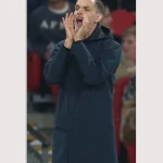 Thomas Tuchel Blue Hooded Coat