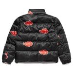 Naruto Akatsuki Black Puffer Jacket