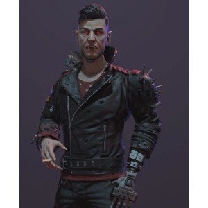 Cyberpunk 2077 Dracula Studded Jacket