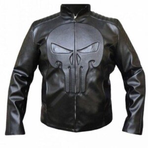 The Punisher Thomas Jane Black Skull Jacket