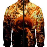 Fire Pumpkin Halloween Jacket