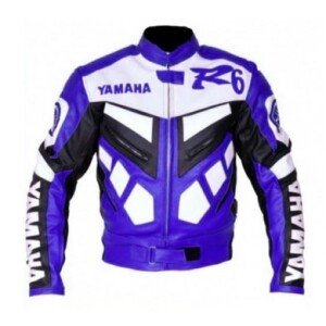 Yamaha R6 Biker Purple Jacket