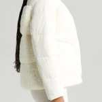 Hybrid Faux Shearling Jacket