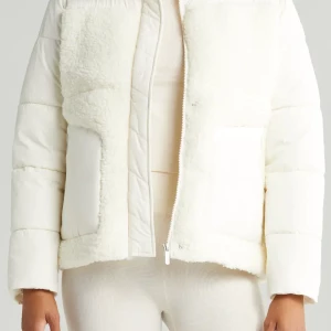 Hybrid Faux Shearling Jacket