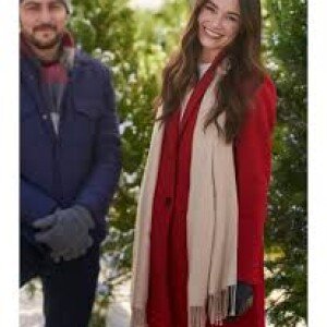 Jennifer Holloway On The 12th Date of Christmas Red Coat