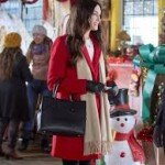 Jennifer Holloway On The 12th Date of Christmas Red Coat