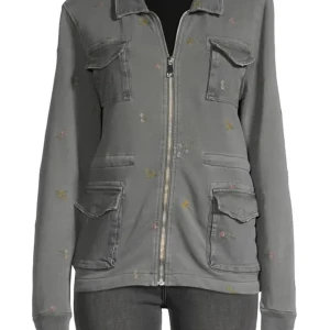 Joey King A Family Affair 2024 Floral Embroidered Jacket