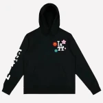 LA Dodgers Floral Black Hoodie