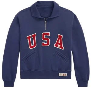 Lady Gaga USA 2024 Olympics Half Zip Jacket