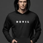 Men Full Sleeve Printed Hooded Sweatshirt