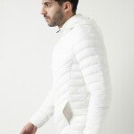 Men White Insulator Puffer Jacket
