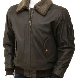 Men’s Flying Bomber Leather Jacket