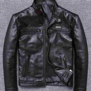 Men's Premium Black Motorcycle Jacket