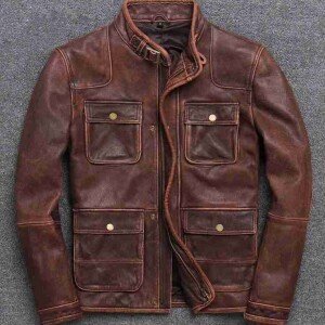 Men's Premium Brown Leather Jacket