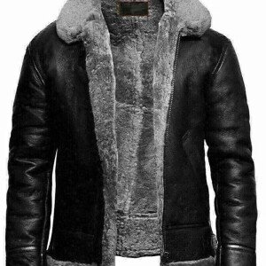 Mens RAF Aviator B3 Biker Jacket