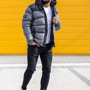 Men's Shinny Puffer Jacket