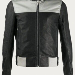 Mens Slim Fit Motorcycle Leather Jacket