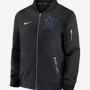 Miami Marlins Dugout Bomber Jacket