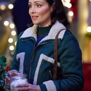 Michelle Trading Up Christmas 2024 Shearling Jacket