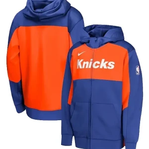 New York Knicks On-Court Showtime Performance Hoodie