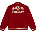 San Francisco 49ers Satin Full Snap Jacket