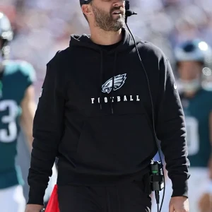 Nick Sirianni Philadelphia Eagles Black Hoodie