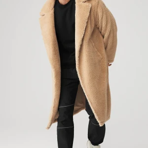 Oversized Sherpa Trench Coat