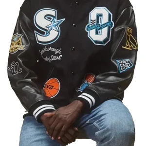 OVO x Scarborough Shooting Stars Varsity Jacket