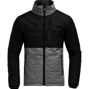 Men's Davies Packable Black & Grey Down Puffer Jacket