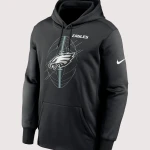 Philadelphia Eagles Black Performance Hoodie