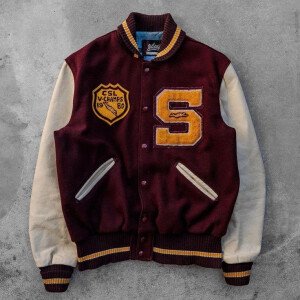 Premium Maroon Varsity Jacket