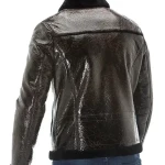 Men’s Black Shiny Patent Leather Jacket