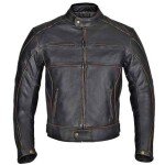 Men’s Motorcycle Armor Leather Jacket