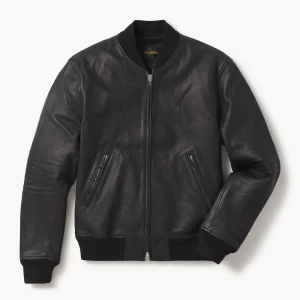 Bruiser Leather Bomber Jacket