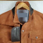 High Quality Custom made Men's Suede Trucker Jacket