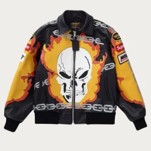 Supreme Ghost Rider Leather Jacket